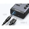 Ugreen HUB 7 cổng USB 3.0 5Gbps vỏ nhôm, công tắc bật tắt, kèm nguồn 12V2A giá 490k 2