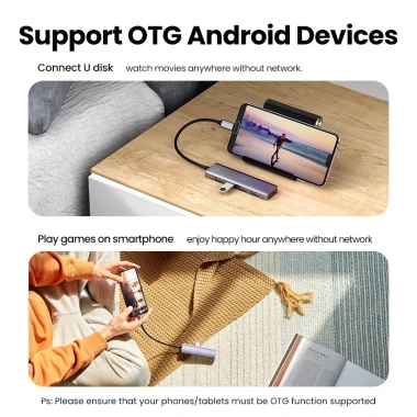 UGREEN Hub USB C 3.0 1M Type-C, Chuyển Đổi USB-C sang USB 3.0, Giá ưu đãi 300.300₫