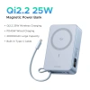 UGREEN Qi2 25W 20.000mAh Sạc nhanh không dây từ tính + Cáp USB-C 45W - Tràn năng lượng, phù hợp iPhone 17, màu xám 10