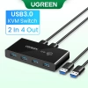 UGREEN Switch USB 2.0/3.0 4 Cổng – Chuyển 2 Máy Tính, Hub Máy In, Máy Quét, Chuột – 379.500₫