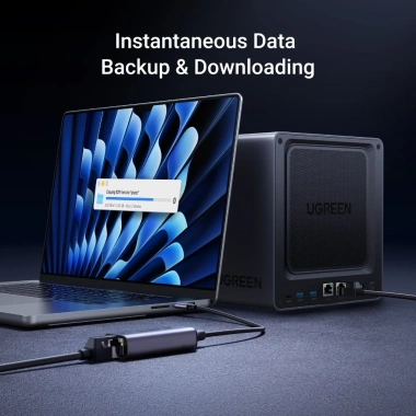 Ugreen Type-C sang LAN RJ45 2.5Gbps Bộ chuyển đổi USB-C tốc độ 2.500Mbps cho MacBook iPad Pro 3