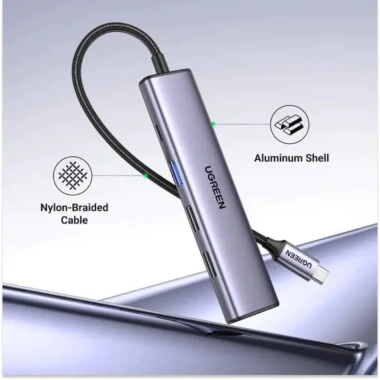 Ugreen USB C Hub 5 in 1 - Cổng chuyển đổi đa năng 4K HDMI, USB 3.0, SD - Giá 440.000₫ chính hãng 2