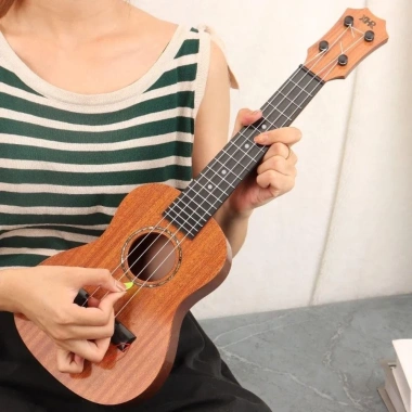 Ukulele 4 dây Yukrili - Đồ chơi nhạc cụ học đi, nút điều chỉnh bền bì, giảm giá tới 104.500 VND cho bé, phát triển âm nhạc 3