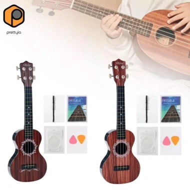 Ukulele trẻ em 21in - Đồ chơi âm nhạc cải thiện kỹ năng, phù hợp bé trai, bé gái