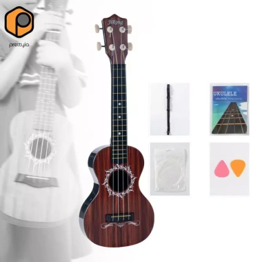 Ukulele trẻ em 21in - Đồ chơi âm nhạc cải thiện kỹ năng, phù hợp bé trai, bé gái