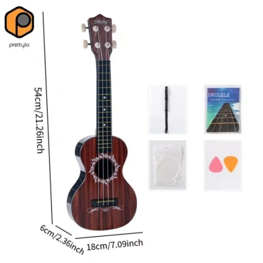 Ukulele trẻ em 21in - Đồ chơi âm nhạc cải thiện kỹ năng, phù hợp bé trai, bé gái 8 Ukulele trẻ em 21in - Đồ chơi âm nhạc cải thiện kỹ năng, phù hợp bé trai, bé gái 8