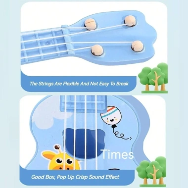 Ukulele trẻ em NAMSHEVA Guitar Mini – Đàn nhạc cụ, quà tặng hoạt hình, giá 56.320₫
