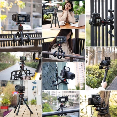 ULANZI MT-11 Tripod bạch tuộc chính hãng - Chân máy ảnh & điện thoại, ngàm kẹp, giảm còn 269.000đ