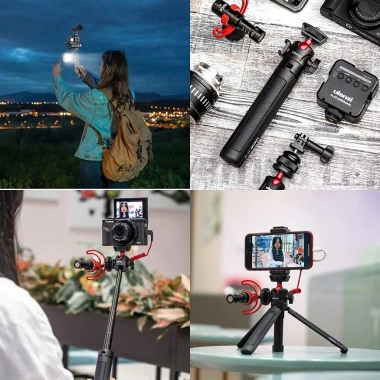 Ulanzi MT-16 Tripod Quay Phim DSLR & Điện Thoại 4 Điều Chỉnh Xoay 360 độ - Hàng Chính Hãng Giá Ưu Đãi, Giá Tốt