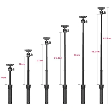 ULANZI MT-34 Chân Tripod – Ngàm Kẹp Điện Thoại, Ballhead Xoay 360, Giá 269k