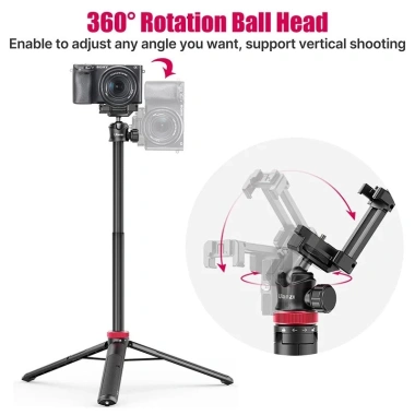 Ulanzi MT-44 Chân Tripod Đa Năng Kèm Ngàm Kẹp Điện Thoại - Giá 359k