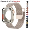 Ultra Case + Dây đeo Milanese Apple Watch 44mm 45mm Nâng cấp Ultra Bracelet Series 9-4 SE3 SE2 Giá 106.088₫