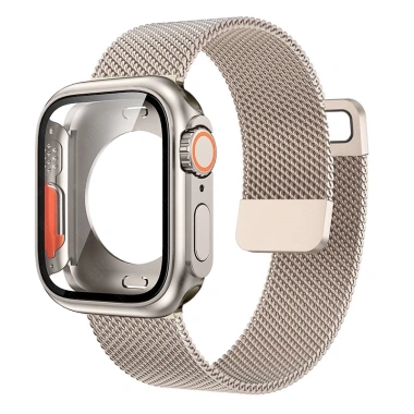 Ultra Case + Dây đeo Milanese Apple Watch 44mm 45mm Nâng cấp Ultra Bracelet Series 9-4 SE3 SE2 Giá 106.088₫