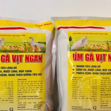Úm gà, vịt, ngan, cút 1kg – Nhanh tiêu lòng đỏ, khỏe, lớn nhanh Thú y Trường Thịnh