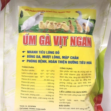Úm gà, vịt, ngan, cút 1kg – Nhanh tiêu lòng đỏ, khỏe, lớn nhanh Thú y Trường Thịnh