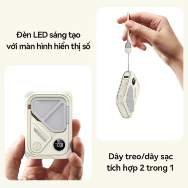 UNEED Sạc Dự Phòng 30.000/20.000mAh PD35W - Sạc Không Dây, Cục AC Giá 499.000 VND