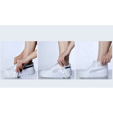 Ủng Bọc Giày Silicon Chống Nước, Chống Trượt, Dày & Gấp Gọn, Ôm Giày, Nhiều Size – 105k