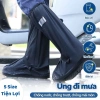 Ủng đi mưa xe máy cao cổ - Chống nước 100% - Đế chống trượt bền, gấp gọn, 139k