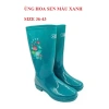 ủng hoa sen size 36-43 đi mưa lội nước, chống trượt, lao động nam nữ - 40.124 VND