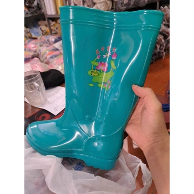 ủng hoa sen size 36-43 đi mưa lội nước, chống trượt, lao động nam nữ - 40.124 VND 2