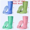 ủng hoa sen size 36-43 đi mưa lội nước, chống trượt, lao động nam nữ - 40.124 VND 8