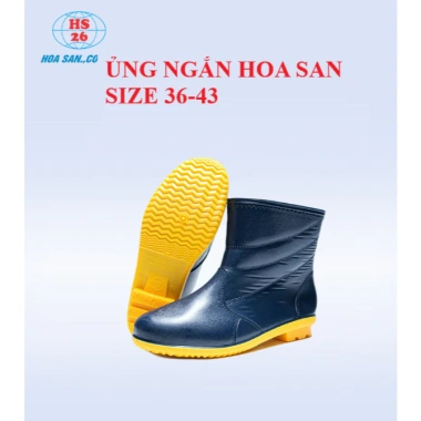 ủng hoa sen size 36-43 đi mưa lội nước, chống trượt, lao động nam nữ - 40.124 VND 10