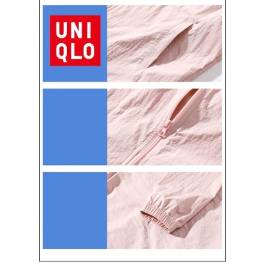 Uniqlo Classic 7 Màu Áo Khoác Gió Nam Chống UV Zip Câu Cá Ngoài Trời 267.840 VND 3