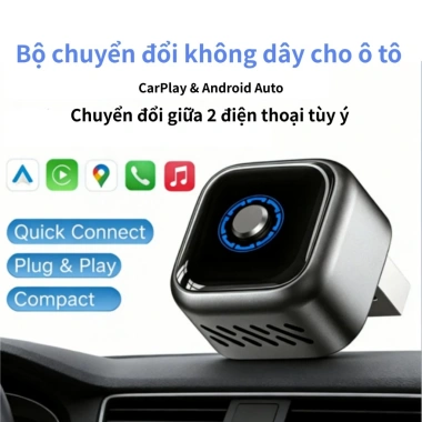 Unisen Chuyển đổi CarPlay/Android Auto 2 trong 1 có dây không dây – Cắm ngay 299.000₫ 10 Unisen Chuyển đổi CarPlay/Android Auto 2 trong 1 có dây không dây – Cắm ngay 299.000₫ 10