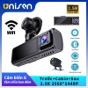 Unisen F5 Camera hành trình ô tô 1.440P - 3 camera, vòng lặp tự động, giảm 20%