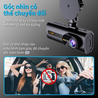 Unisen F5 Camera hành trình ô tô 1.440P - 3 camera, vòng lặp tự động, giảm 20% 9