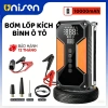Unisen Máy Bơm Lốp 10.000mAh Đèn LED, Sạc Dự Phòng và Màn Hình Thông Minh 5IN1