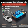 Unisen Máy Bơm Lốp 10.000mAh Đèn LED, Sạc Dự Phòng và Màn Hình Thông Minh 5IN1 3