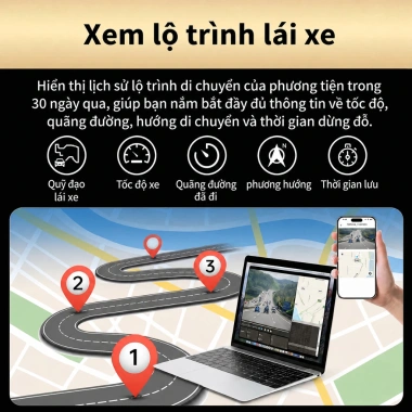 Unisen P83 Camera hành trình 4G LTE 2K - Tầm nhìn ban đêm, WIFI GPS, đỗ xe 24h 1.679.000₫ 7