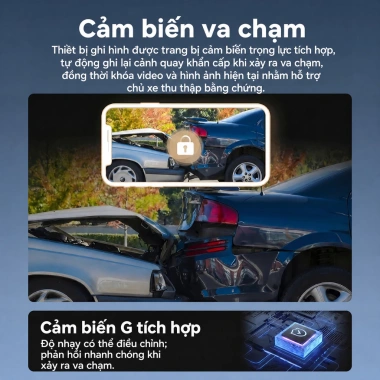 Unisen P83 Camera hành trình 4G LTE 2K - Tầm nhìn ban đêm, WIFI GPS, đỗ xe 24h 1.679.000₫ 9