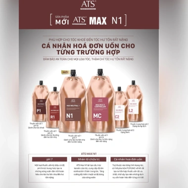 Uốn Nóng ATS Max 500ml Chính Hãng Thuốc Đa Cấp Sóng Xoăn, Ép Thẳng Bóng Mượt, 250k 6 Uốn Nóng ATS Max 500ml Chính Hãng Thuốc Đa Cấp Sóng Xoăn, Ép Thẳng Bóng Mượt, 250k 6