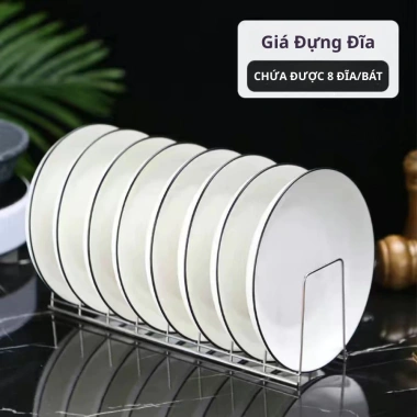 Úp Bát Đĩa Inox Chống Gỉ MonoHome Kệ Úp Đũa Tô Ráo Nước Không Gian, Giá 59.000