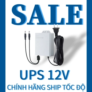UPS Ngoại Trời Chống Thấm 3m Dây, Nguồn Liên Tục, Chống Sét, Giám Sát Camera - 90.456đ