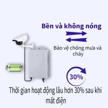UPS Ngoại Trời Chống Thấm 3m Dây, Nguồn Liên Tục, Chống Sét, Giám Sát Camera - 90.456đ 2