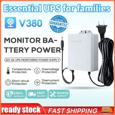 UPS Ngoại Trời Chống Thấm 3m Dây, Nguồn Liên Tục, Chống Sét, Giám Sát Camera - 90.456đ 5