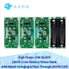 UPS18.650 Pin Lithium 15W 3A Tăng Áp Sạc 5V 9V 12V Không Gián Đoạn Công Suất Cao