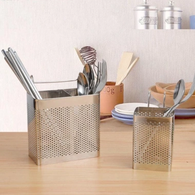 Upscale LIMIT Đũa Inox có Móc Tiết Kiệm – Bộ Đồ Ăn Bạc Muỗng, Dao Kéo, Giỏ Sấy, Treo Tiện Lợi, Thoát Nước – 68.530₫