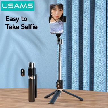 Usams Bluetooth Selfie Stick Tripod Di Động Tháo Rời, Điều Khiển Từ Xa, Monopod Cho Điện Thoại: Giá 218.900₫ 3