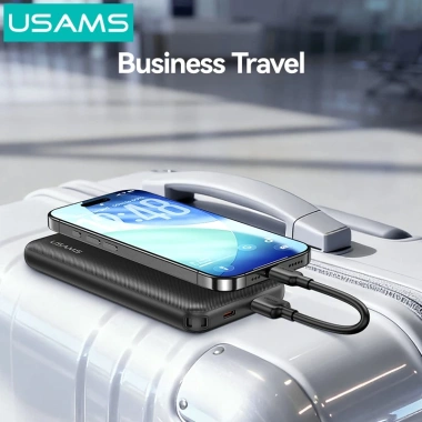 USAMS Power Bank 22.5W 20.000mAh Sạc nhanh hai chiều, Dung lượng lớn, Chính hãng iPhone Android - 306.900đ 5 USAMS Power Bank 22.5W 20.000mAh Sạc nhanh hai chiều, Dung lượng lớn, Chính hãng iPhone Android - 306.900đ 5