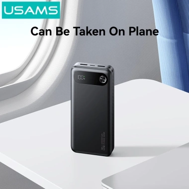 USAMS Powerbank 20.000mAh Màn Hình Kỹ Thuật Số 20W PD Sạc Nhanh iPhone và Samsung 8 USAMS Powerbank 20.000mAh Màn Hình Kỹ Thuật Số 20W PD Sạc Nhanh iPhone và Samsung 8