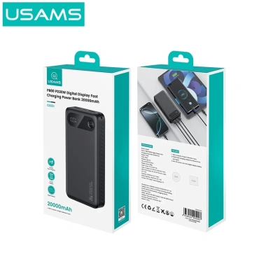 USAMS Powerbank 20.000mAh Màn Hình Kỹ Thuật Số 20W PD Sạc Nhanh iPhone và Samsung 9 USAMS Powerbank 20.000mAh Màn Hình Kỹ Thuật Số 20W PD Sạc Nhanh iPhone và Samsung 9