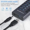 USB 3.0 Hub 10 Cổng Đa Nguồn, Docking Station, Sạc Nhanh, Công Tắc Thông Minh, Giá ưu đãi 370.420₫ 3