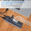 USB 3.0 Hub 10 Cổng Đa Nguồn, Docking Station, Sạc Nhanh, Công Tắc Thông Minh, Giá ưu đãi 370.420₫ 5