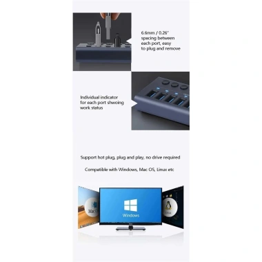 USB 3.0 Hub 10 Cổng Đa Nguồn, Docking Station, Sạc Nhanh, Công Tắc Thông Minh, Giá ưu đãi 370.420₫ 9 USB 3.0 Hub 10 Cổng Đa Nguồn, Docking Station, Sạc Nhanh, Công Tắc Thông Minh, Giá ưu đãi 370.420₫ 9