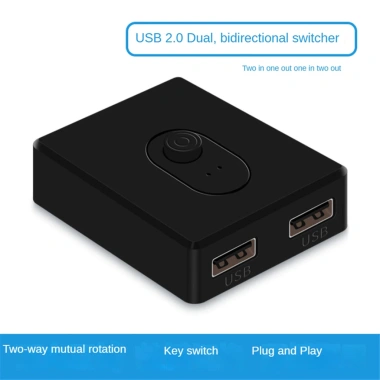 USB 3.0 KVM Switch 1X2/2X1 - Chia sẻ USB, Bàn phím, Chuột, Laptop, Máy in - Giá chỉ 104.390 VND 3