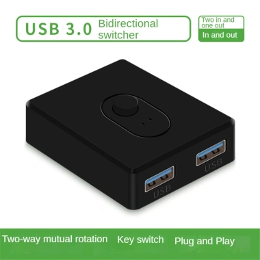 USB 3.0 KVM Switch 1X2/2X1 - Chia sẻ USB, Bàn phím, Chuột, Laptop, Máy in - Giá chỉ 104.390 VND 4